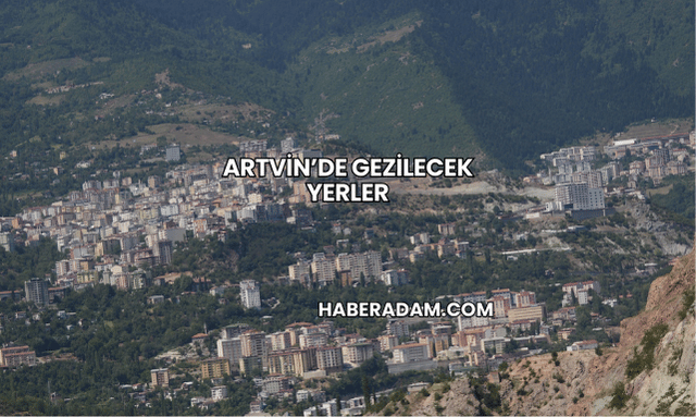 Artvin’de Gezilecek Yerler