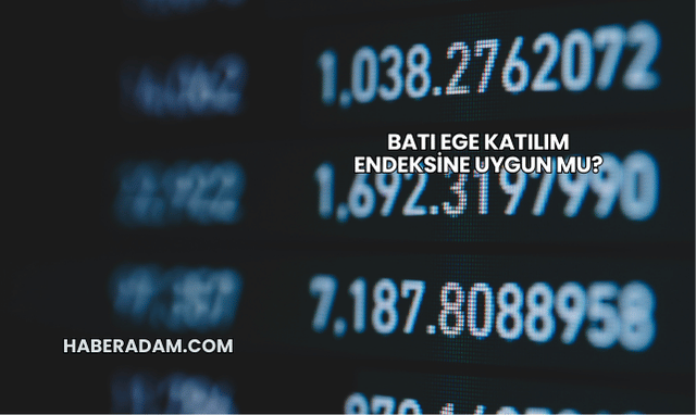 Batı Ege Katılım Endeksine Uygun mu?