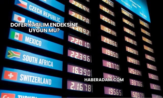 Dofer Katılım Endeksine Uygun mu?