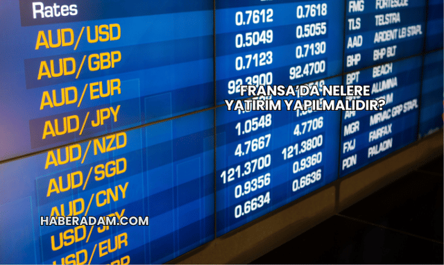 Fransa’da Nelere Yatırım Yapılmalıdır?