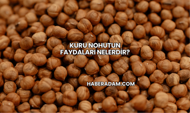 Kuru Nohutun Faydaları Nelerdir?